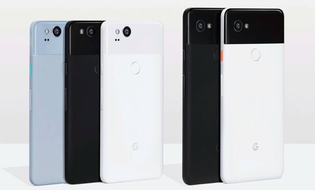 Google Pixel 2 (z lewej) i Pixel 2 XL (z prawej)