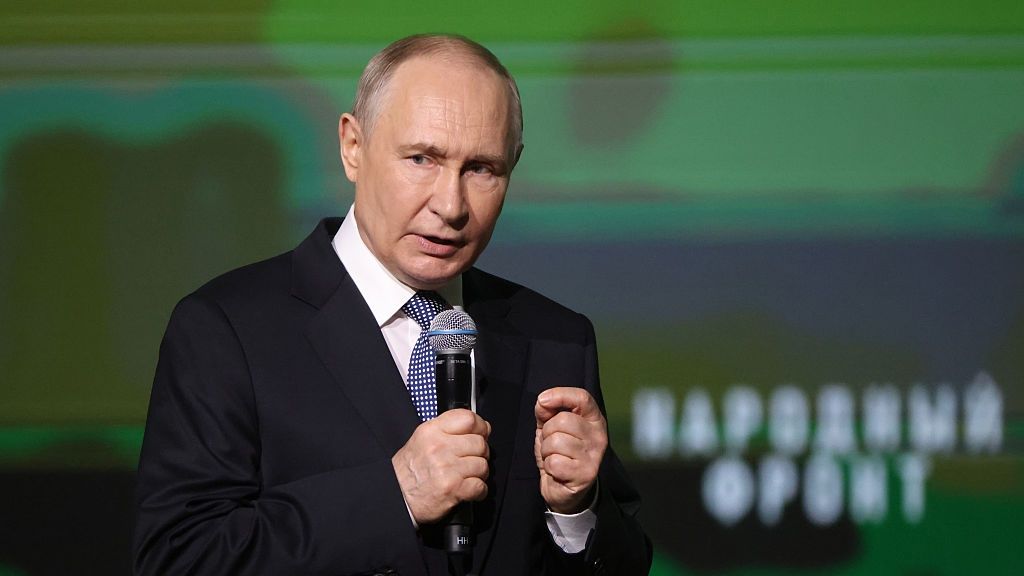 Russian President Vladimir Putin Attends 'Everything for Victory!' Forum
MOSCOW, RUSSIA - JULY 13: Russian President Vladimir Putin talks to his supporters during the "Everything for Victory!" Forum, on July 13, 2026 in Moscow, Russia. Russian President Vladimir Putin is participating in the "Everything for Victory!" Forum, hosted by the All-Russia People's Front coalition. (Photo by Contributor/Getty Images)
Contributor