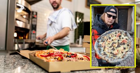 Zjadł najdroższą pizzę w Polsce. Zdradza listę dodatków i cenę