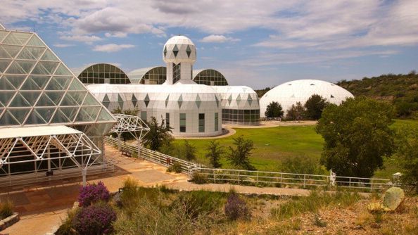 Kompleks "Biosphere 2" w stanie Arizona.