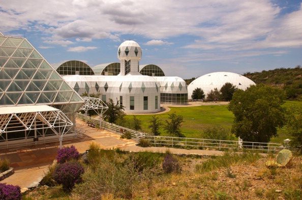 Kompleks "Biosphere 2" w stanie Arizona.