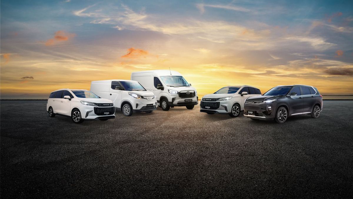 Gama modeli marki Maxus - brakuje na zdjęciu jednego