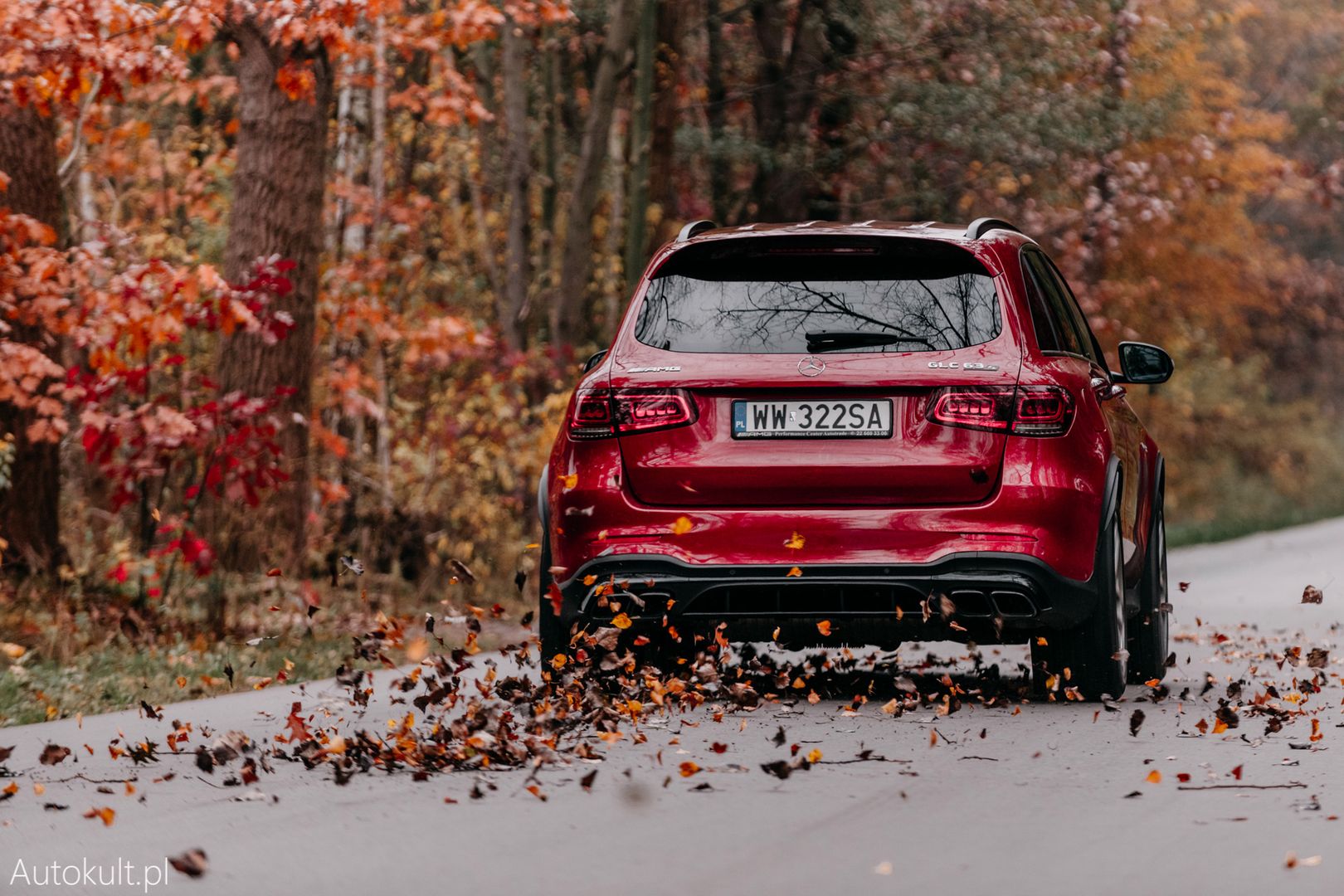 Mercedes-AMG GLC 63 S pomimo iż jest ekstremalnie szybki, to nada się na każde warunki i każdą porę roku.