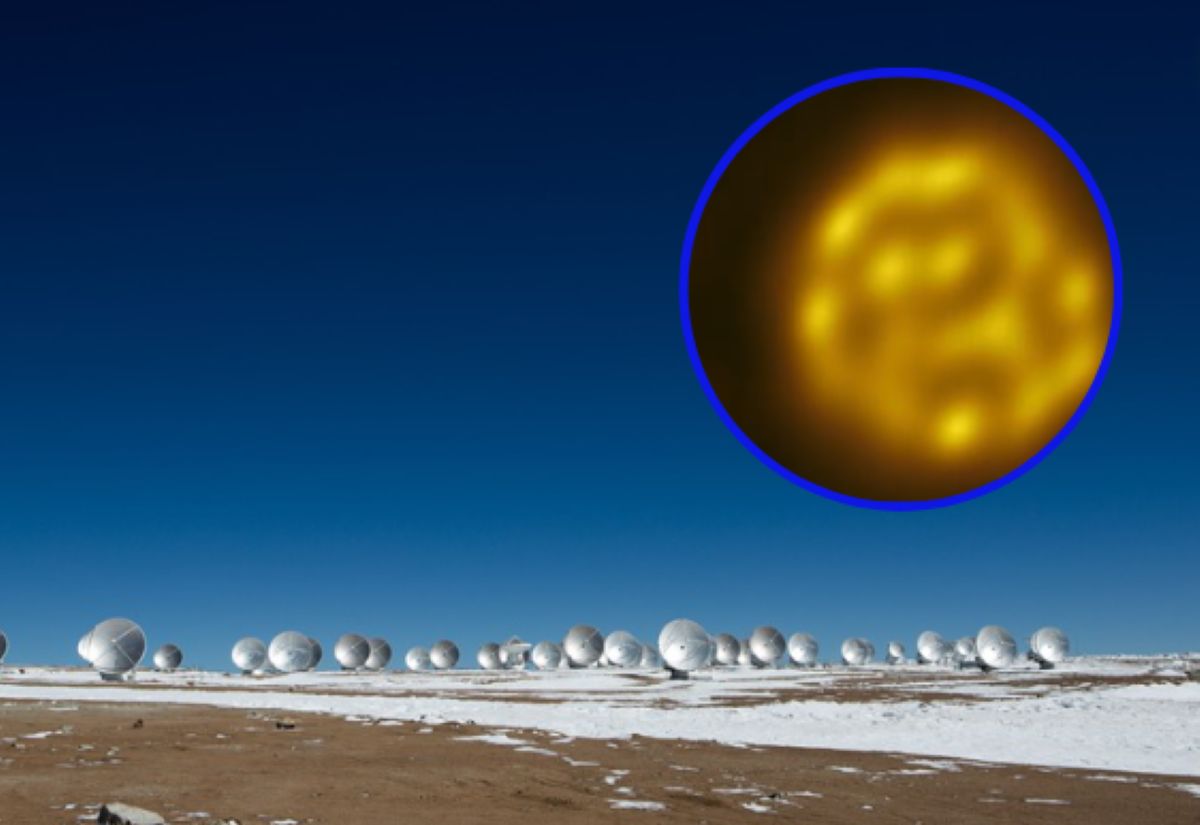 ALMA telescope unveils unprecedented dynamics on star R Doradus