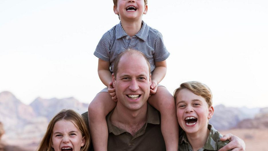 Dzieci księcia Williama same upiekły mu tort