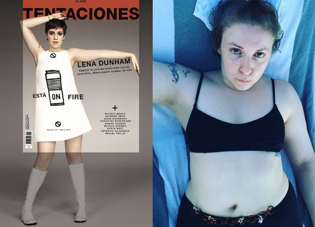 Lena Dunham o okładce ze swoim zdjęciem: "To jakiś wściekły Photoshop!"