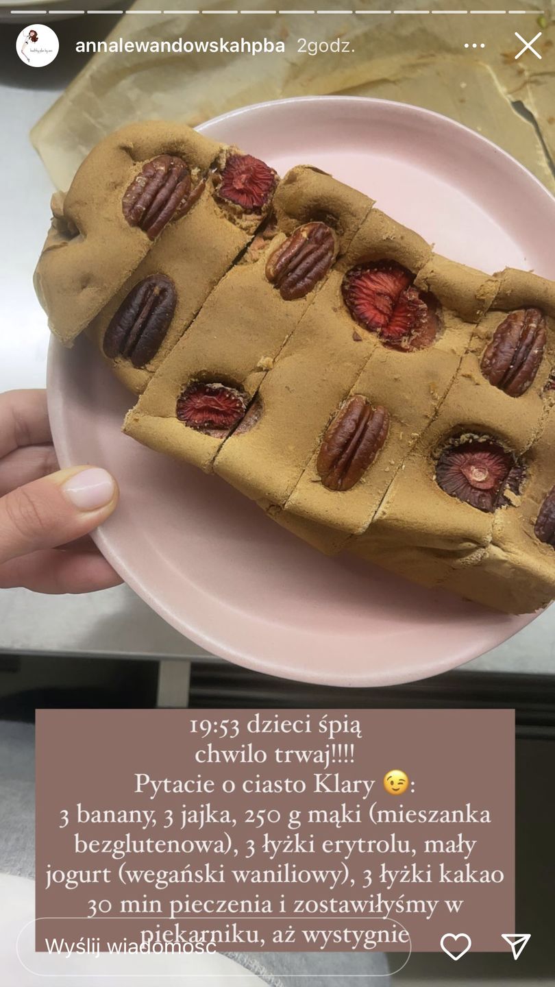 Przepis na ciasto Klary Lewandowskiej