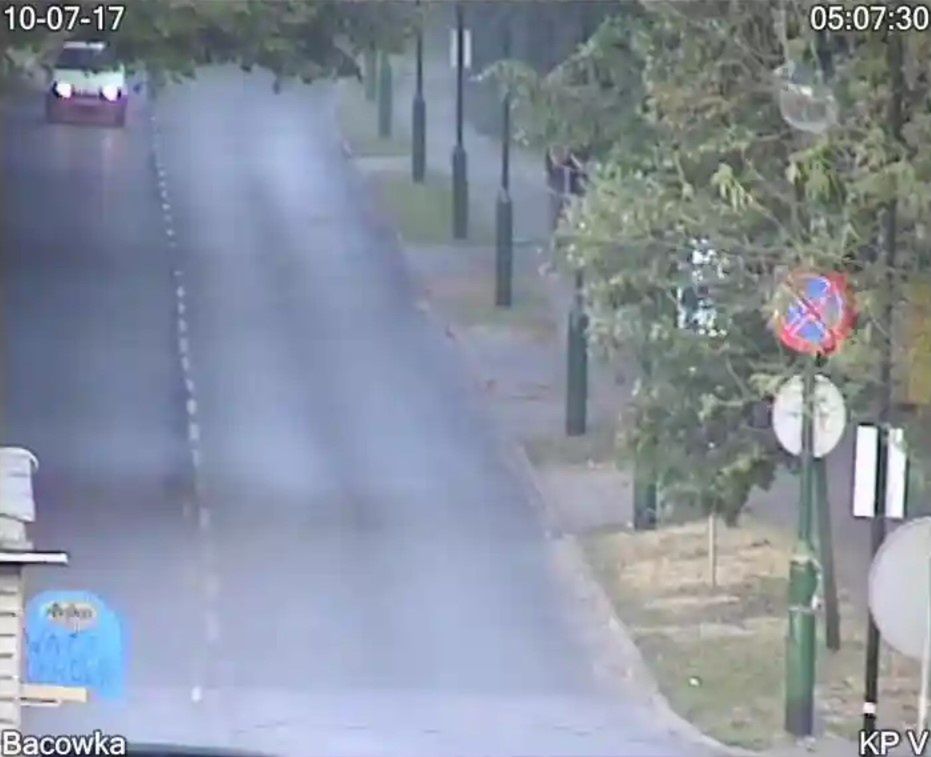 Nagranie z monitoringu
