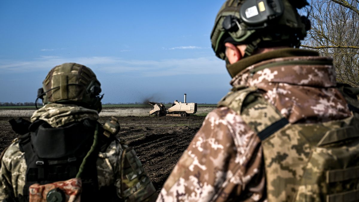 Military sappers clear mines in liberated areas of Kherson region
A GCS-200 explosive hazard-clearance vehicle operates in a liberated territory of the Kherson region as part of demining efforts carried out by the 808th Dniester Separate Support Brigade of the Ukrainian Armed Forces in Ukraine on November 22, 2025. (Photo by Dmytro Smolienko/Ukrinform/NurPhoto via Getty Images) NO USE RUSSIA. NO USE BELARUS.
NurPhoto
action shot, gcs-200, territory liberation, russian-ukrainian war, ukrinform, mine removal, no use belarus, landmine, mine clearance, defense, demining efforts, safety operation., military equipment, ukrainian armed forces, safety operations, aftermath, liberated territory, humanitarian effort, post-conflict, military operation, clearance mission, november 22, dmytro smolienko, nurphoto, 808th dniester separate support brigade, conflict resolution, armed forces of ukraine, russian aggression, conflict zone, vehicle, hazard-clearance, afu, kherson region, explosive hazards, engineering brigade, no use russia