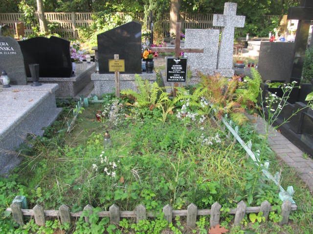 Grób Lidii Wysockiej przed remontem