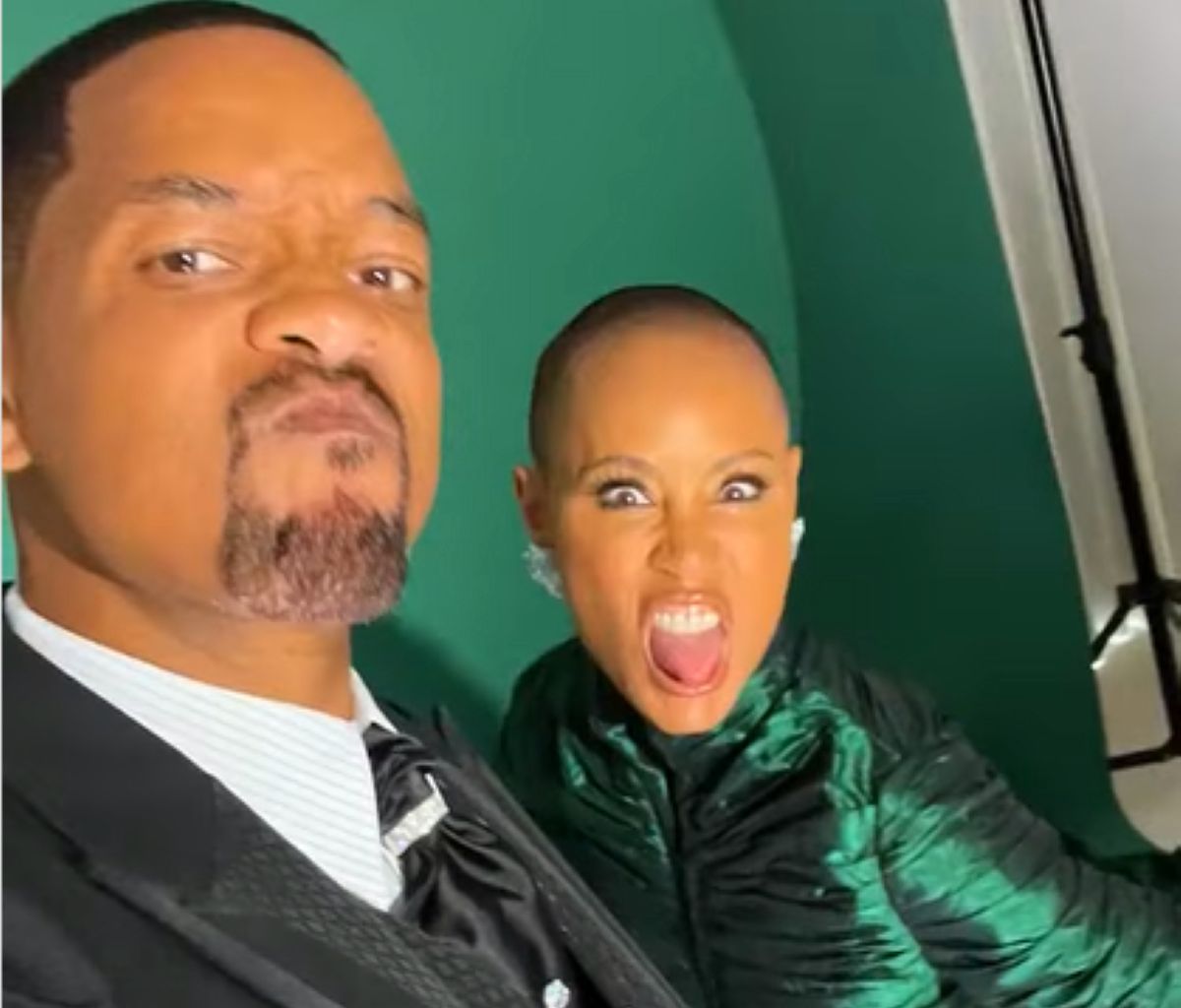 Will Smith i Jada Pinkett Smith tuż przed wyjściem na Oscary