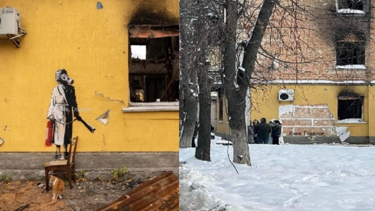 Ukradli grafiti Banksy