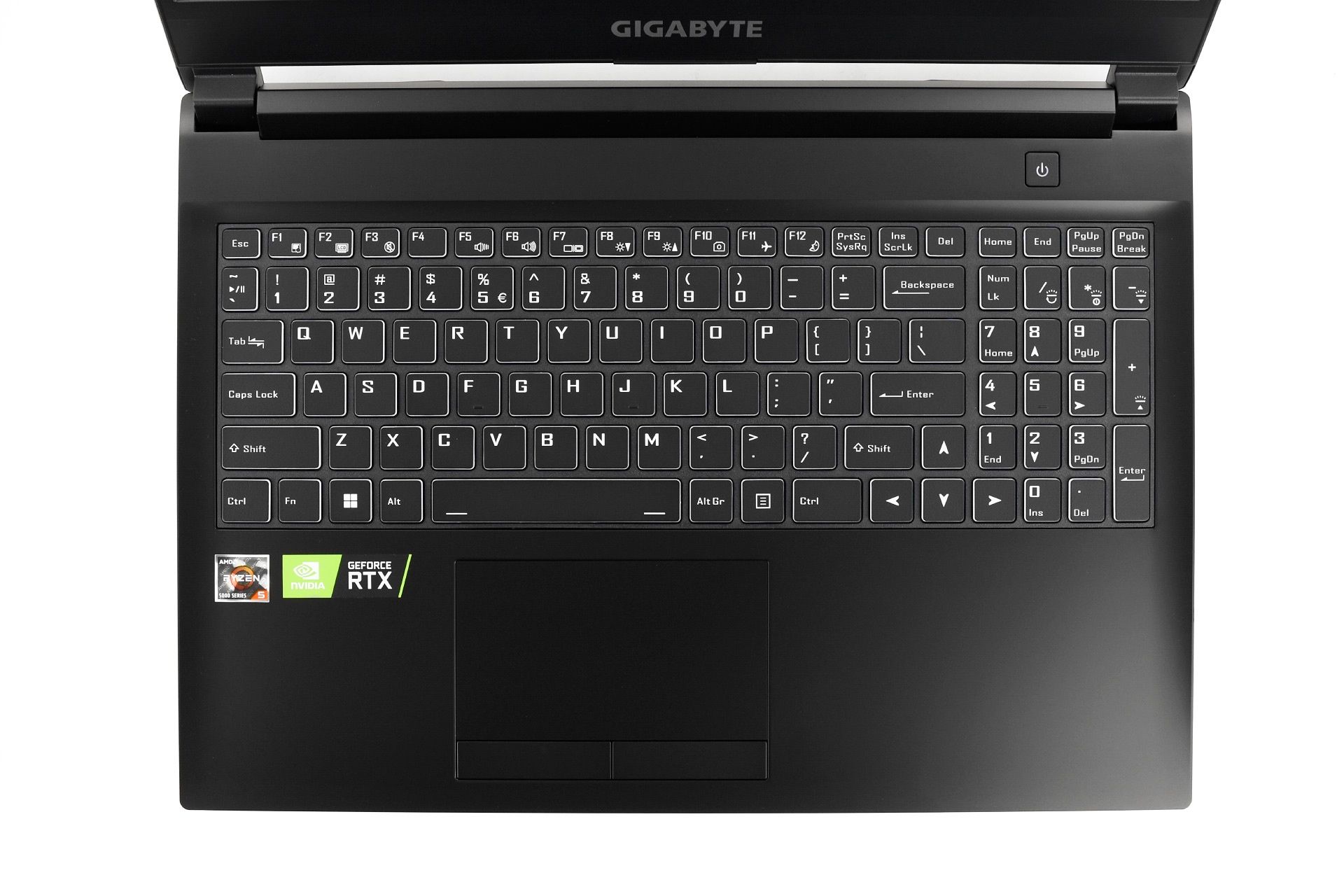 Gigabyte A5 K1 - klawiatura i touchpad