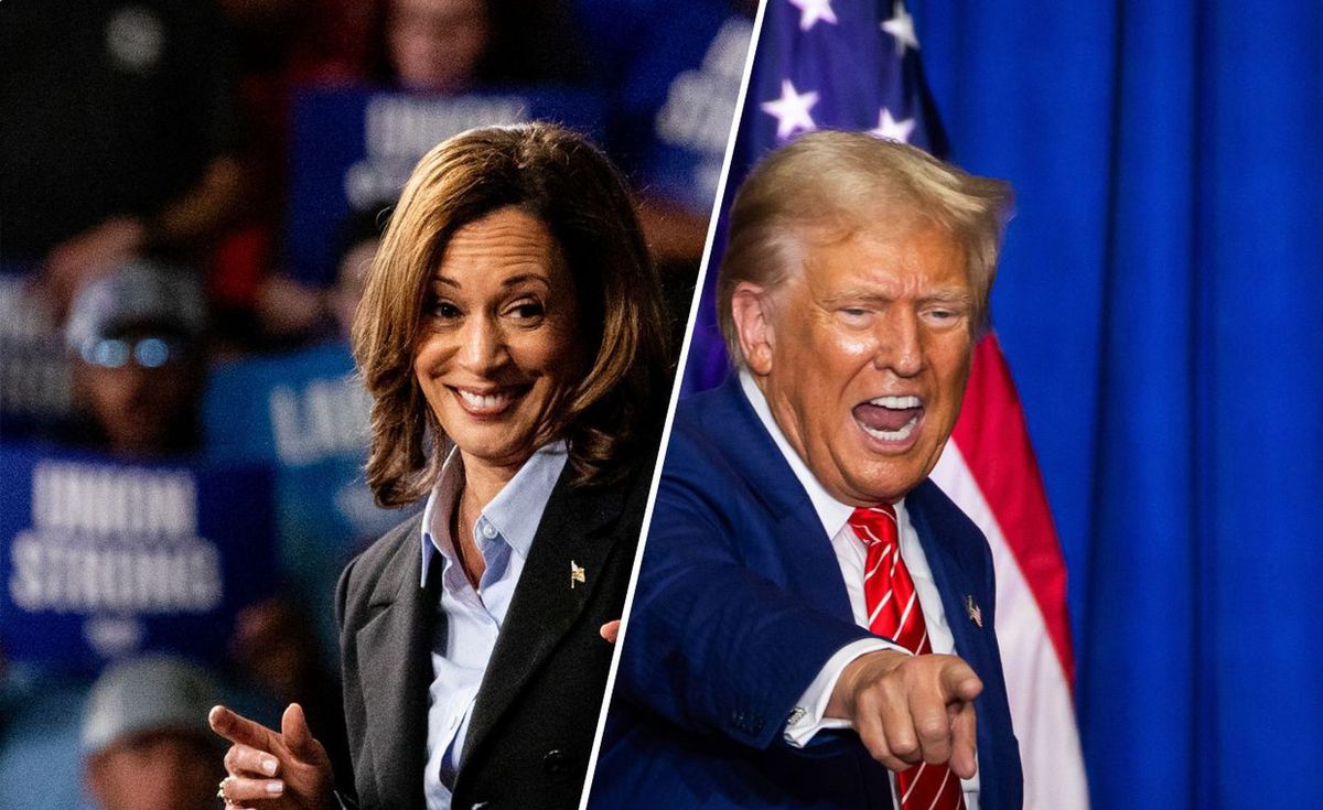 wybory prezydenckie, debata, Kamala Harris, Donald Trump Debata w USA. Harris do Trumpa: Oddałbyś Polskę Putinowi za przysługę