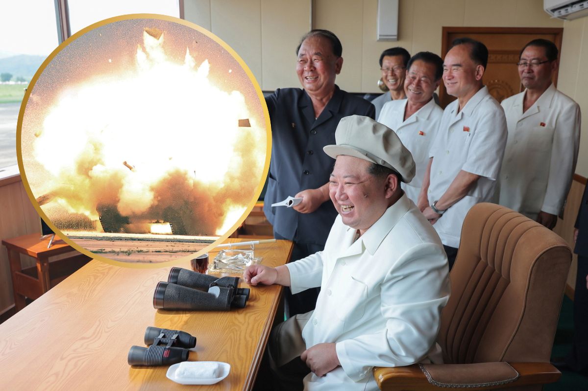 Kim Jong Un tests a new weapon