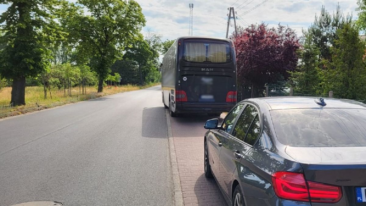 Pijany kierowca autokarem przyjechał po dzieci. Miał je zawieźć na wycieczkę