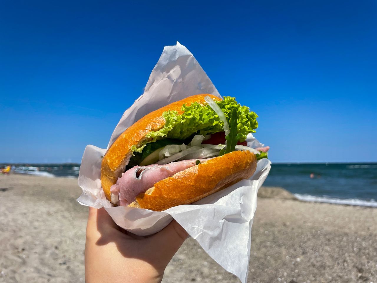 Fischbrötchen delight: Irresistible German fish sandwich