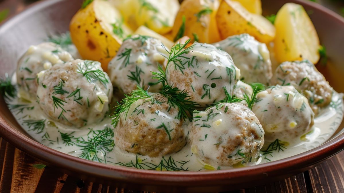 Pulpety w sosie koperkowym to hit na obiad dla rodziny