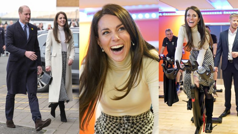 Książę William i Kate Middleton szaleją na rowerach podczas wizyty w Walii