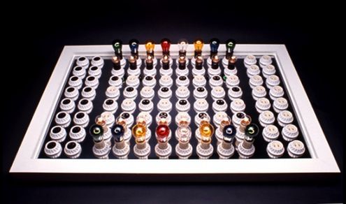 Ciekawie wykonane elektryczne szachy