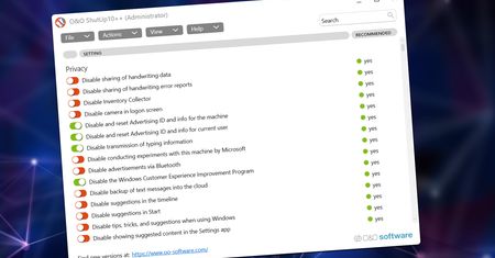 Wyłącz telemetrię w Windows 11. O&O ShutUp10++ dostał aktualizację