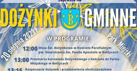 Dożynki w Bełżycach 2023. Wystąpią: Snail’s Club, Hindenburg, Liberta Band