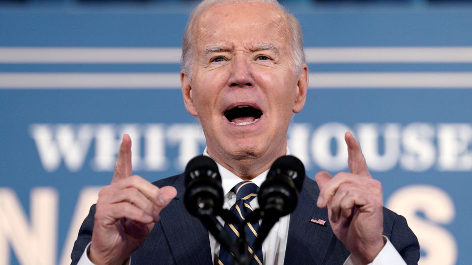 US President Joe Biden speaks during the annual Tribal Nations Summit at the Department of the Interior in Washington, DC, US, on Wednesday, Dec. 6, 2023. Biden signed an executive order intended to make it easier for Native American tribes across the US to secure federal funding. Photographer: Yuri Gripas/Abaca/Bloomberg via Getty Images