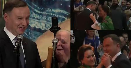 Duda tańczy w Zakopanem i mówi "góralszczyzną"