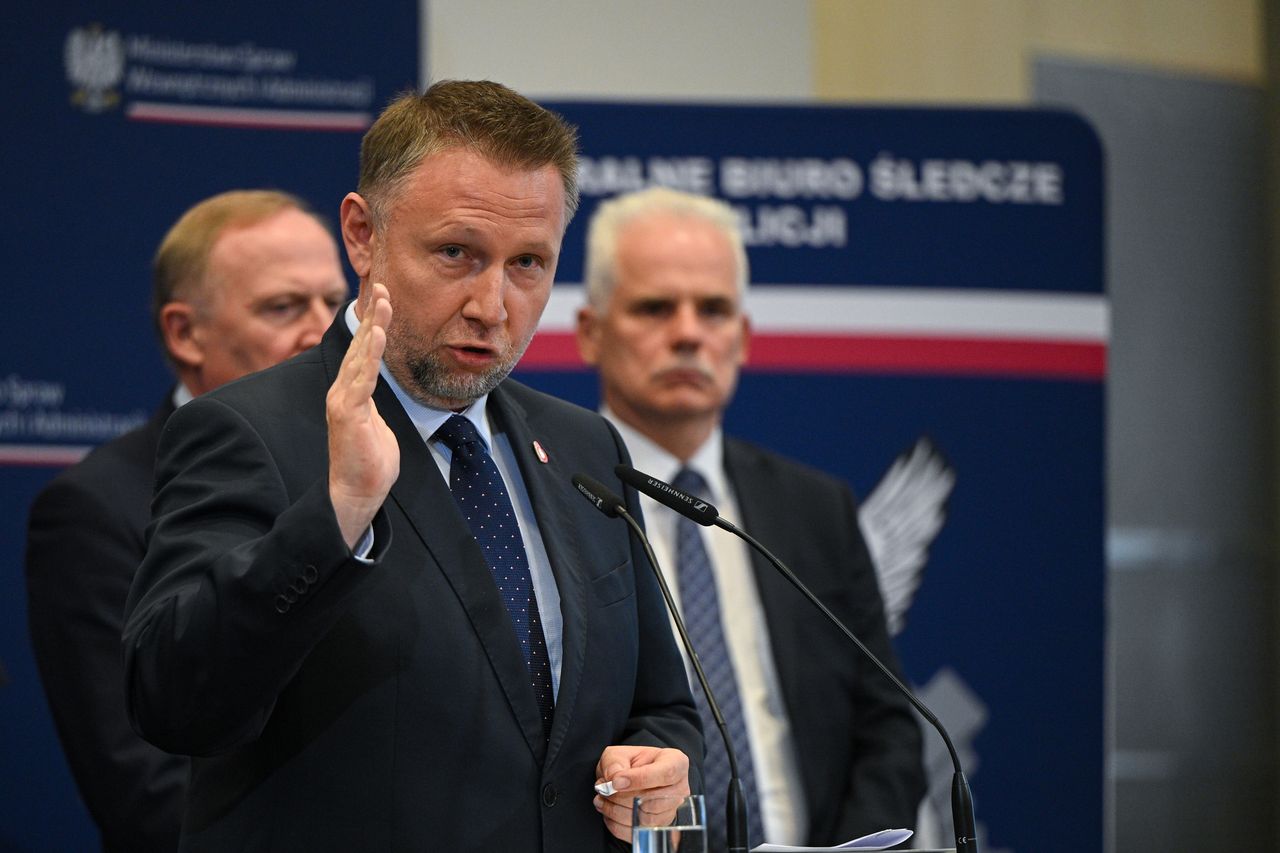 "Staramy się wyłapywać". Szef MSWiA po wypadku w Ząbkach