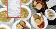 10 porcji obiadu za 14 zł. Pokazała paragon z Biedronki