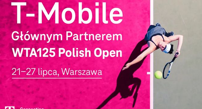 T-Mobile partnerem polskiego turnieju tenisowego WTA 125