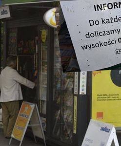 Na kiosku wywiesili kartkę. Wybuchła awantura