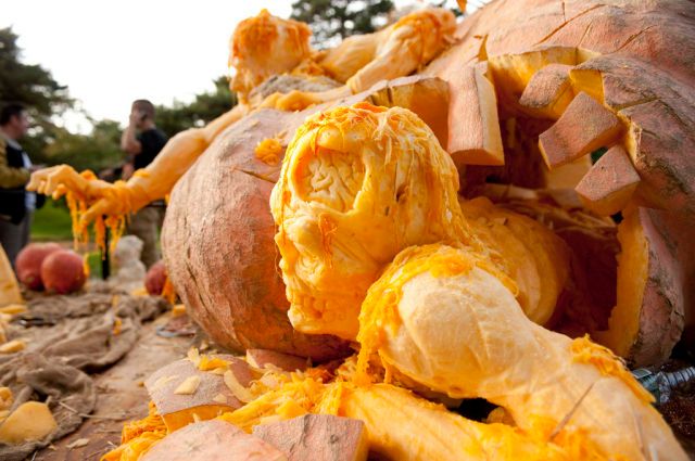 Co można wyrzeźbić z 825-kilogramowej dyni? 3