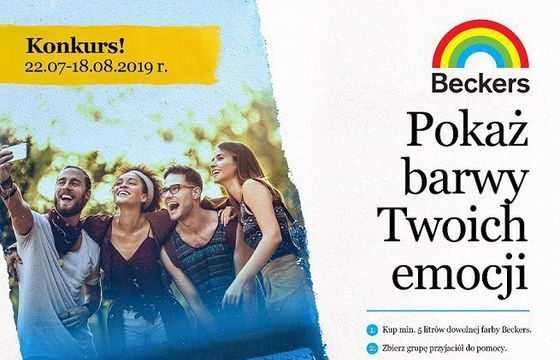 Beckers reklamuje w radiu konkurs „Pokaż barwy Twoich emocji”