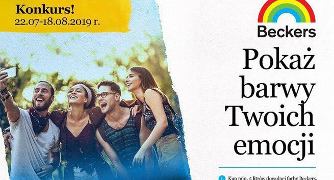 Beckers reklamuje w radiu konkurs „Pokaż barwy Twoich emocji”