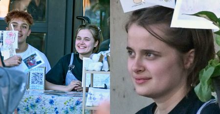 Córka Angeliny Jolie i Brada Pitta sprzedaje swoje prace na targu. Vivienne mogła liczyć na wsparcie brata (ZDJĘCIA)