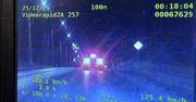 Ograniczenie do 50 km/h. Policja pokazała rejestrator. Tyle pędziło audi