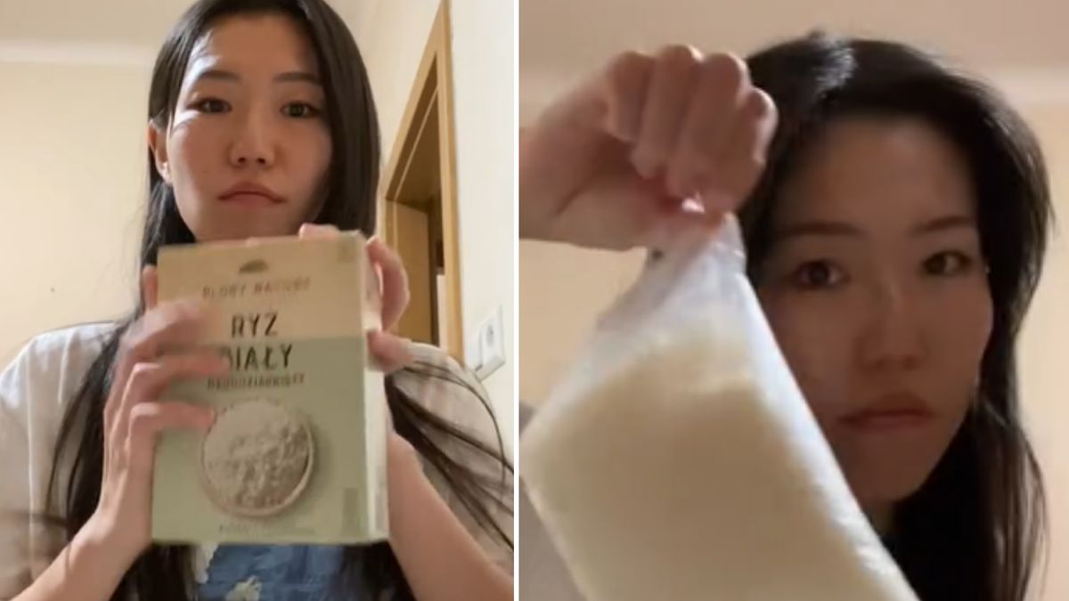 Japonka oceniła ryż w plastikowych torebkach  