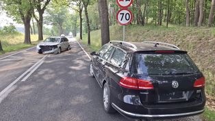 DW 180. Zderzenie trzech aut na trasie Piła - Trzcianka