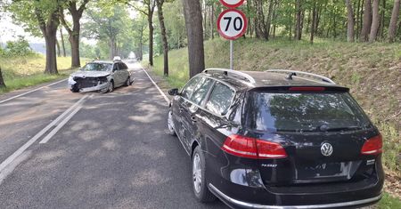 DW 180. Zderzenie trzech aut na trasie Piła - Trzcianka