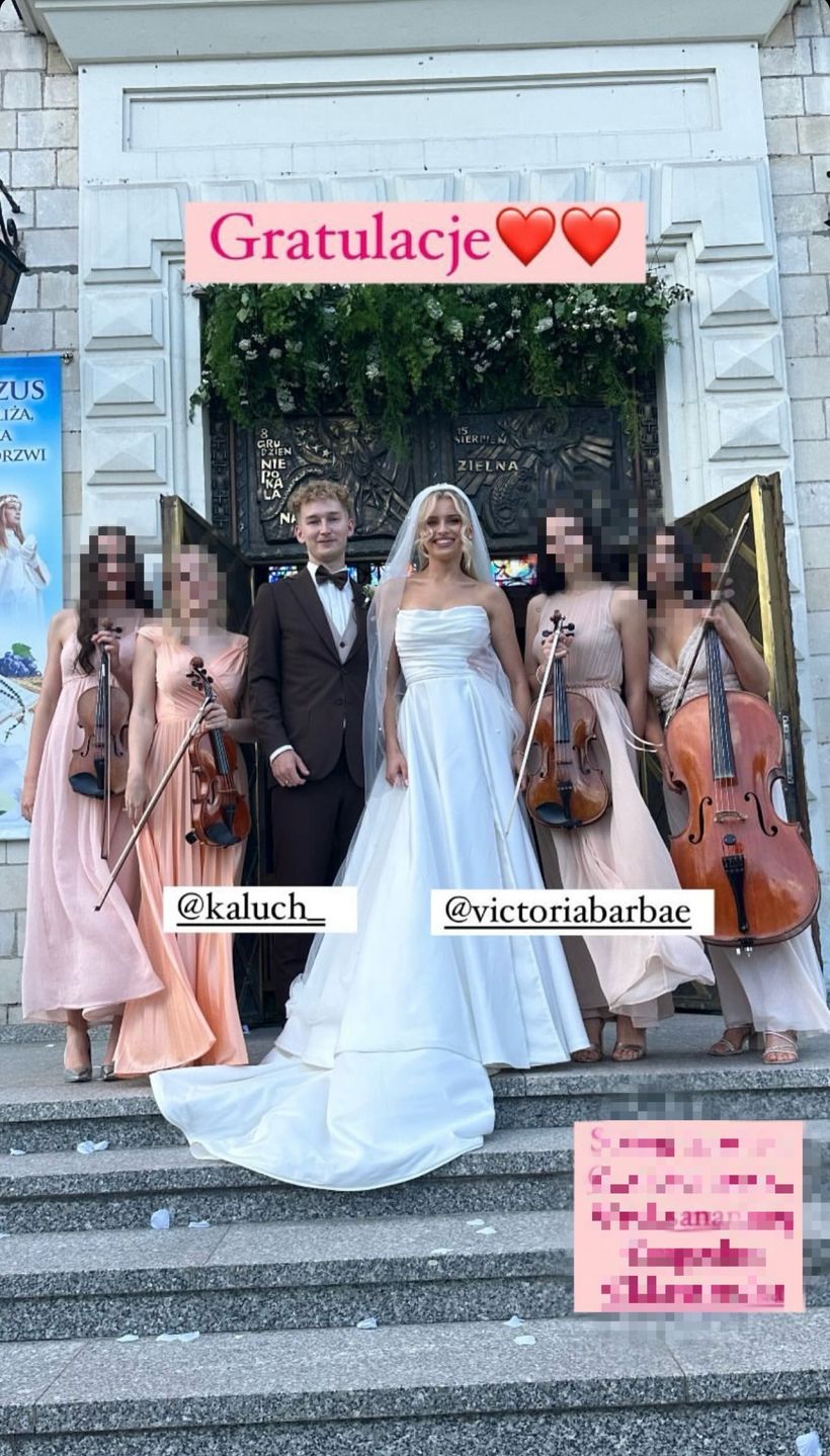 Tak wyglądał ślub Wiktorii Baranik i Kamila Kalucha