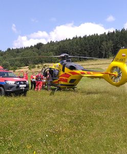 Dramat na roli pod Świdnikiem. W akcji śmigłowiec LPR