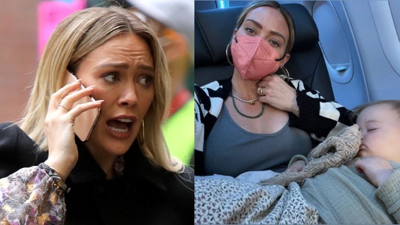 Hilary Duff ze zgrozą relacjonuje podróż samolotem z małym dzieckiem