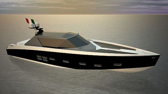 Łódź zasilana słońcem 1