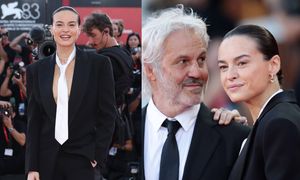 Kasia Smutniak przyciąga spojrzenia na Festiwalu Filmowym w Wenecji. Pozowała w ŚMIAŁEJ kreacji u boku wybranka (ZDJĘCIA)