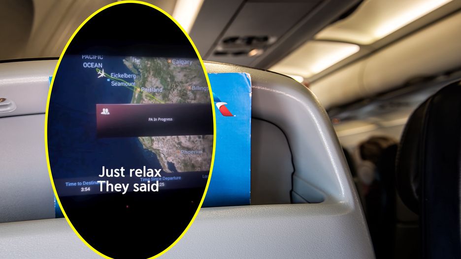 Samolot nagle zawrócił nad Pacyfikiem 