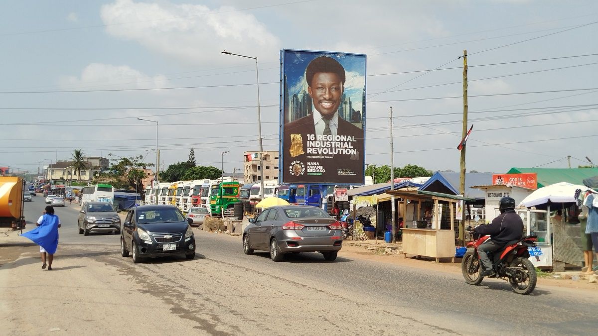 Jedna z ulic w stolicy Ghany - mieście Akra.