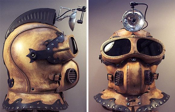 Steampunkowy hełm podziemnego odkrywcy 3