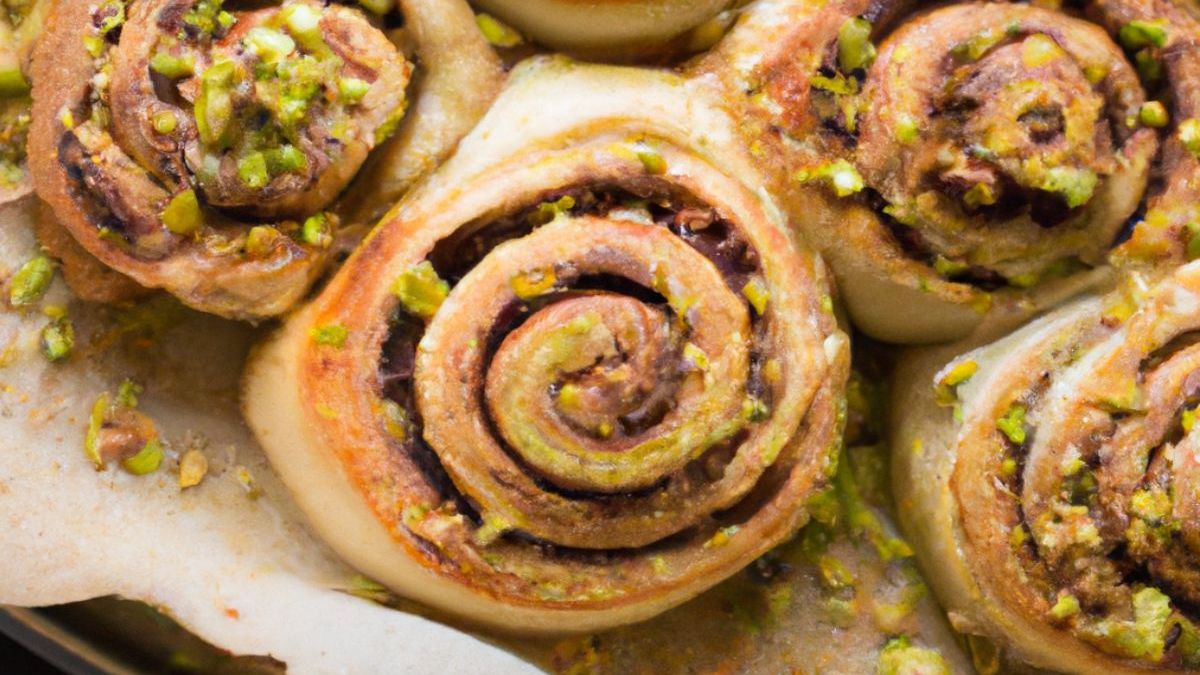 Pistacjowe rollsy  - Pyszności