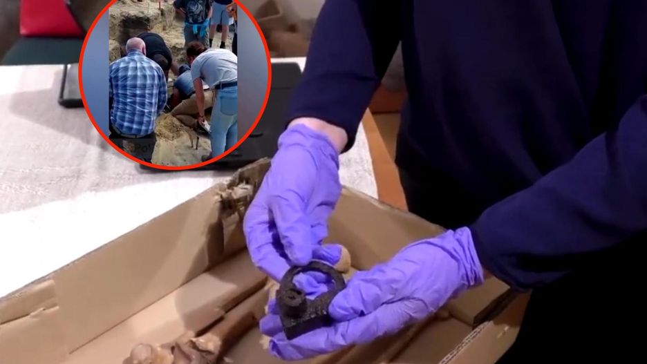 Przerażające odkrycie archeologów z Polski. Dziecko w grobie z kłódką